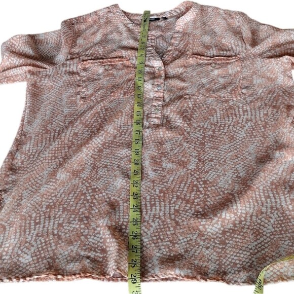 Women's Apt. 9 Sheer Tunic Blouse Size XL! - Picture 8 of 11